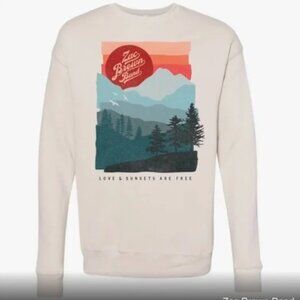 ZAC BROWN BAND “Love and Sunsets Are Free” Tour Crewneck Sweatshirt Size XL